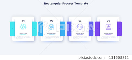 Modern Vector Infographic Banner. Business Illustration for presentation Modern Vector Infographic Banner. Business Illustration for presentation 131608811