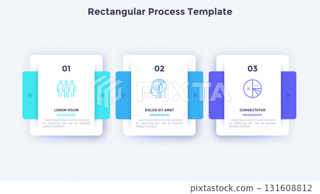 Modern Vector Infographic Banner. Business Illustration for presentation 131608812
