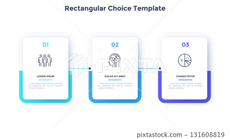Modern Vector Infographic Banner. Business Illustration for presentation 131608819