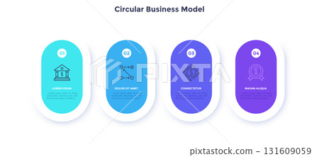 Modern Vector Infographic Banner. Business Illustration for presentation 131609059