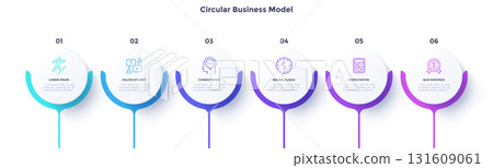 Modern Vector Infographic Banner. Business Illustration for presentation Modern Vector Infographic Banner. Business Illustration for presentation 131609061