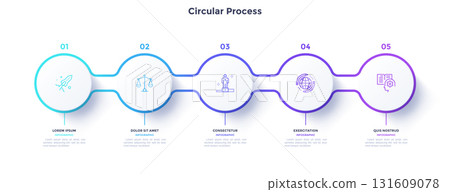Modern Vector Infographic Banner. Business Illustration for presentation 131609078