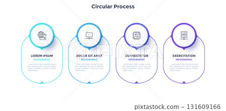 Modern Vector Infographic Banner. Business Illustration for presentation Modern Vector Infographic Banner. Business Illustration for presentation 131609166