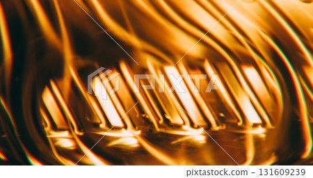 Blur shiny flare. Yellow twirl. Vibrant color radiant optical glare warm texture circle on abstract illuminated light art background. Blur shiny flare. Yellow twirl. Vibrant color radiant optical glare warm texture circle on abstract illuminated light art background. 131609239