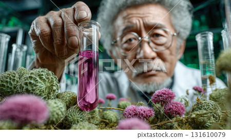 life scientist researching in the laboratory life scientist researching in the laboratory 131610079