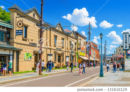 小樽復古街景堺町大街北一玻璃工坊參觀及工坊體驗 131610129