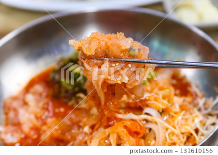 Korean cold Raw Fish Soup Korean cold Raw Fish Soup 131610156