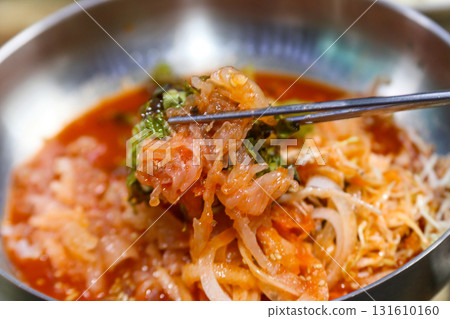 Korean cold Raw Fish Soup 131610160