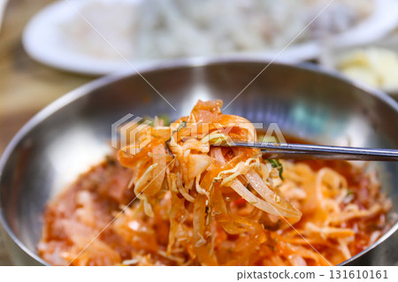 Korean cold Raw Fish Soup Korean cold Raw Fish Soup 131610161