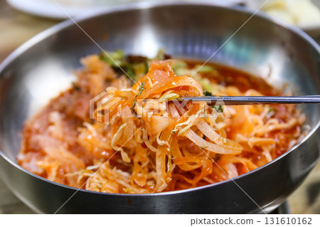 Korean cold Raw Fish Soup Korean cold Raw Fish Soup 131610162