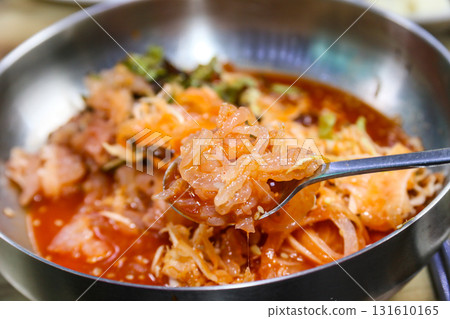 Korean cold Raw Fish Soup Korean cold Raw Fish Soup 131610165