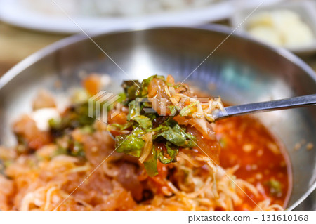 Korean cold Raw Fish Soup Korean cold Raw Fish Soup 131610168
