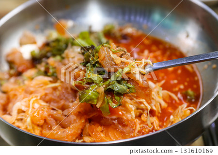 Korean cold Raw Fish Soup Korean cold Raw Fish Soup 131610169