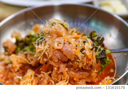 Korean cold Raw Fish Soup Korean cold Raw Fish Soup 131610170