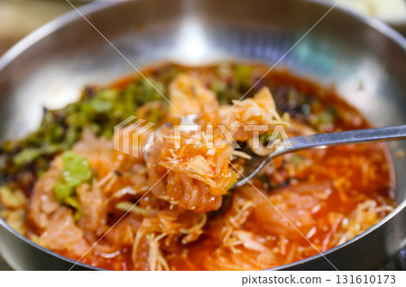 Korean cold Raw Fish Soup 131610173