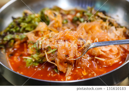 Korean cold Raw Fish Soup Korean cold Raw Fish Soup 131610183