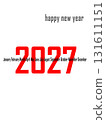 2027 new year text design agenda celebration greeting background template. New year's eve celebration concept. Happy New Year 131611151
