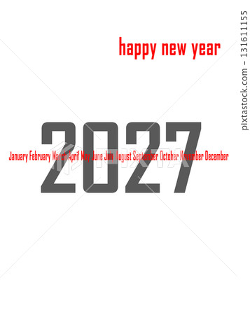 2027 new year text design agenda celebration greeting background template. New year's eve celebration concept. Happy New Year 2027 new year text design agenda celebration greeting background template. New year's eve celebration concept. Happy New Year 131611155