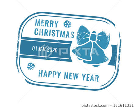 Christmas New Year postage stamp Christmas New Year postage stamp 131611331