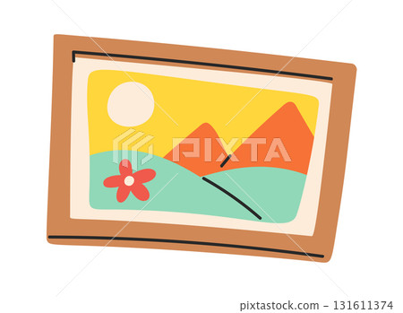 Painted scenery picture artistic artwork 131611374