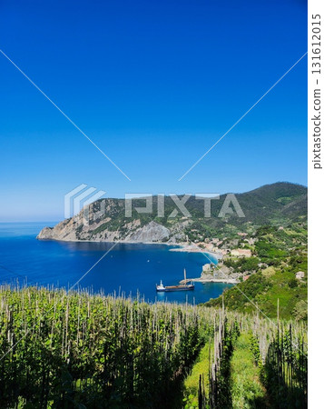 Mediterranean Coastline with Blue Sea Mediterranean Coastline with Blue Sea 131612015