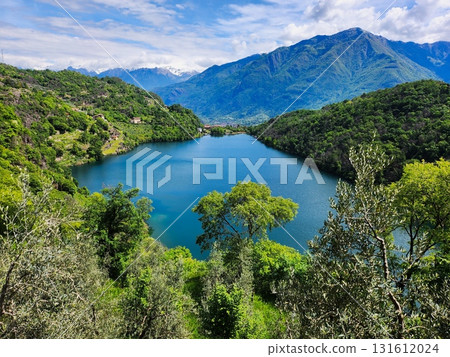 Mountain Basin Lake with Woodland 131612024