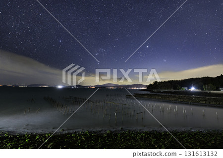 瀨戶內冬日星空:獵戶座與金牛座落下 瀨戶內冬日星空:獵戶座與金牛座落下 131613132