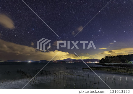 瀨戶內冬日星空:獵戶座與金牛座落下 瀨戶內冬日星空:獵戶座與金牛座落下 131613133