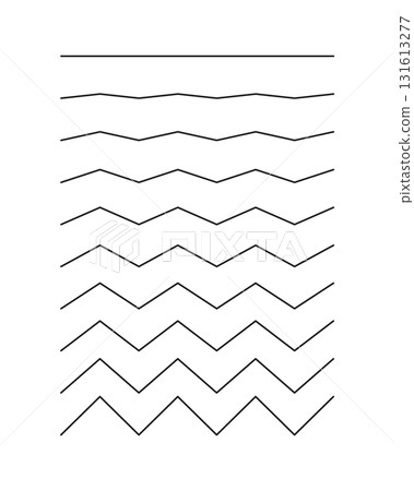 Set of wavy lines. Wavy and zigzag vector horizontal underline. Waves line set. Wave ornament patterns. Thin wave line background. Set of wavy lines. Wavy and zigzag vector horizontal underline. Waves line set. Wave ornament patterns. Thin wave line background. 131613277