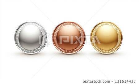 metallic coins color pattern coin silver copper rightmost 131614435