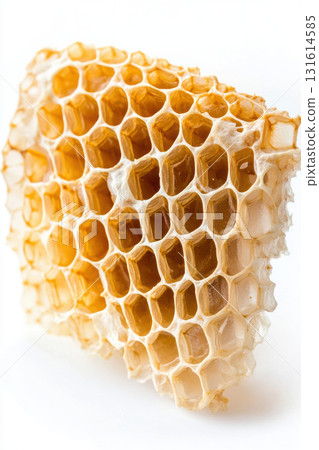 view honeycomb cells honey background hues closeup amber 131614585