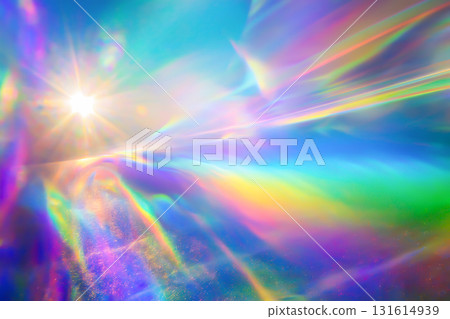 Sparkling rainbow holographic background 131614939