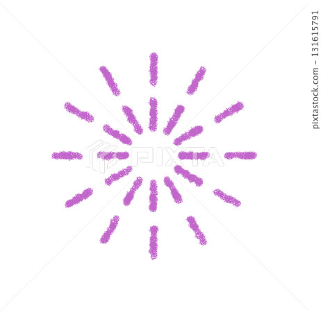 Pastel crayon firework burst creates a round starburst pattern element. Festive sparkle and explosion add magic and celebration, perfect for decor or ornament on creative backgrounds. Pastel crayon firework burst creates a round starburst pattern element. Festive sparkle and explosion add magic and celebration, perfect for decor or ornament on creative backgrounds. 131615791