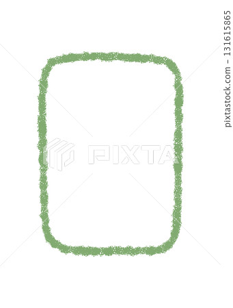 Green organic chalk outline rectangle frame forms a unique border with background. The illustration works as a label or text element, giving hand drawn edge for various template needs. Green organic chalk outline rectangle frame forms a unique border with background. The illustration works as a label or text element, giving hand drawn edge for various template needs. 131615865
