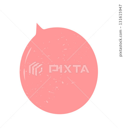 Grunge hand drawn speech bubble with organic circle shape in pink. This unique chat box and quote element has a rough finish for conversation and message concepts in modern communication graphic. Grunge hand drawn speech bubble with organic circle shape in pink. This unique chat box and quote element has a rough finish for conversation and message concepts in modern communication graphic. 131615947