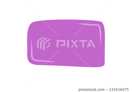 Hand drawn organic fluid rectangle frame with soft border and smooth color. Abstract blob badge uses as background or text shape. Modern template ideal for card or label. 131616075