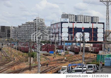 JR貨運隅田川貨運站的風景 JR貨運隅田川貨運站的風景 131616328