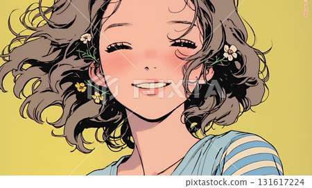 A young woman smiling "Ufufu" 131617224