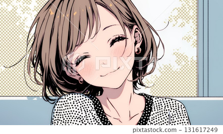 年輕女子微笑著“烏噗噗” 131617249