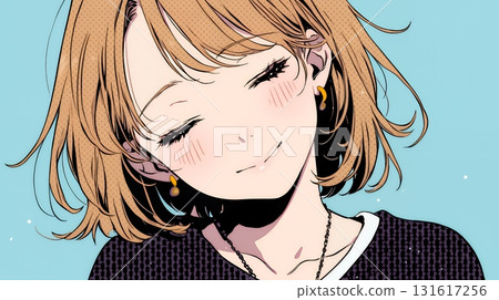 年輕女子微笑著“烏噗噗” 131617256