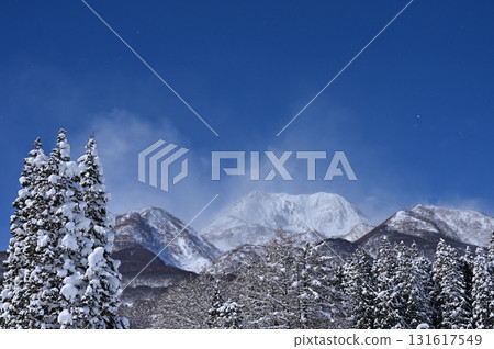 從池之平溫泉Alpenbricks滑雪場眺望白雪皚皚的妙高山(1) 從池之平溫泉Alpenbricks滑雪場眺望白雪皚皚的妙高山(1) 131617549