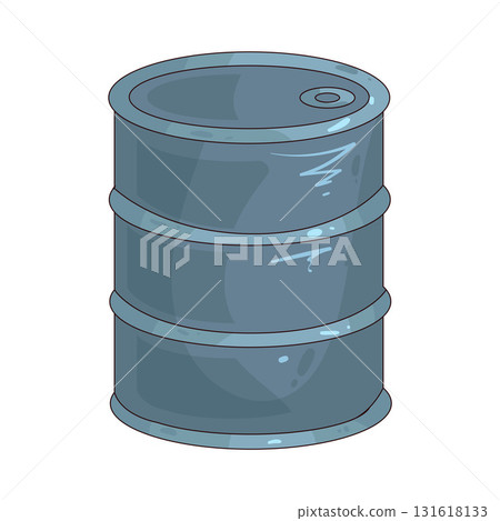 illustration of Metal Barrel illustration of Metal Barrel 131618133
