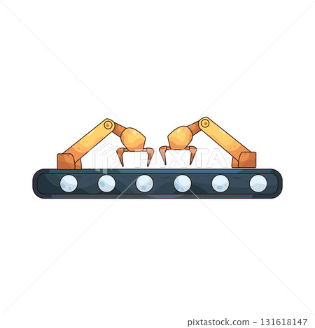 illustration of Warehouse Robot 131618147