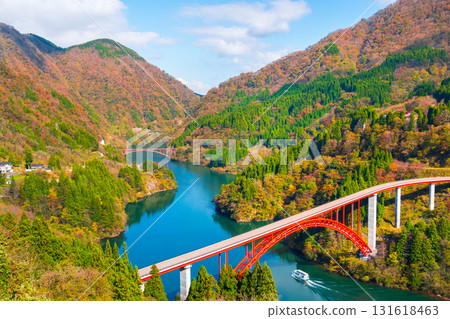 Shogawa Gorge (Autumn) 131618463