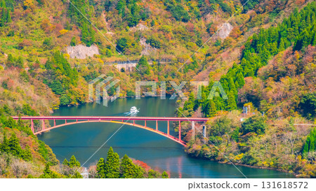Shogawa Gorge (Autumn) 131618572