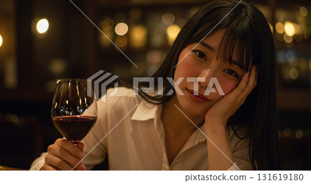 人工智慧生成的女大學生在櫃檯前睡眼惺忪微笑的圖像 人工智慧生成的女大學生在櫃檯前睡眼惺忪微笑的圖像 131619180