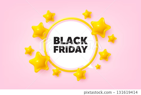 Black friday frame banner. Speech bubble offer. Black Friday Sale. Special offer price sign. Advertising Discounts symbol. 3d stars glitter tag. Golden frame banner. Vector Black friday frame banner. Speech bubble offer. Black Friday Sale. Special offer price sign. Advertising Discounts symbol. 3d stars glitter tag. Golden frame banner. Vector 131619414