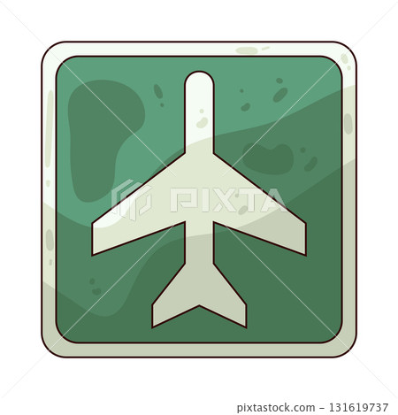 illustration of Airport Sign illustration of Airport Sign 131619737