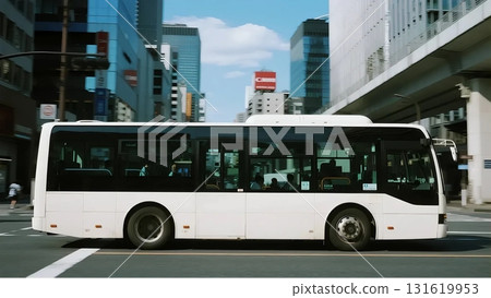 公車包裝廣告和促銷模型 131619953