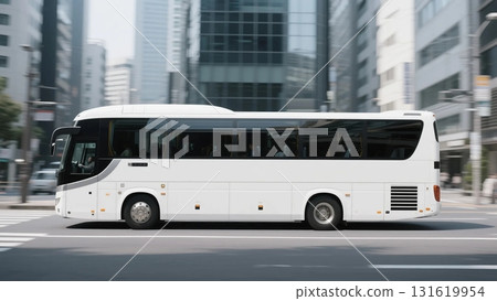 公車包裝廣告和促銷模型 131619954